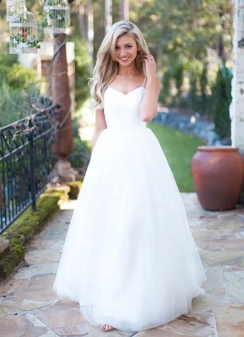 Tulle Wedding Dress Ball-gown/princess Sweetheart Long/floor-length