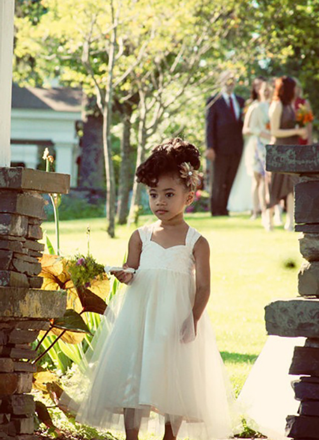 Ball-gown/princess Floor-length Sweetheart Sleevesless Tulle Flower Girl Dresses With Bowknot