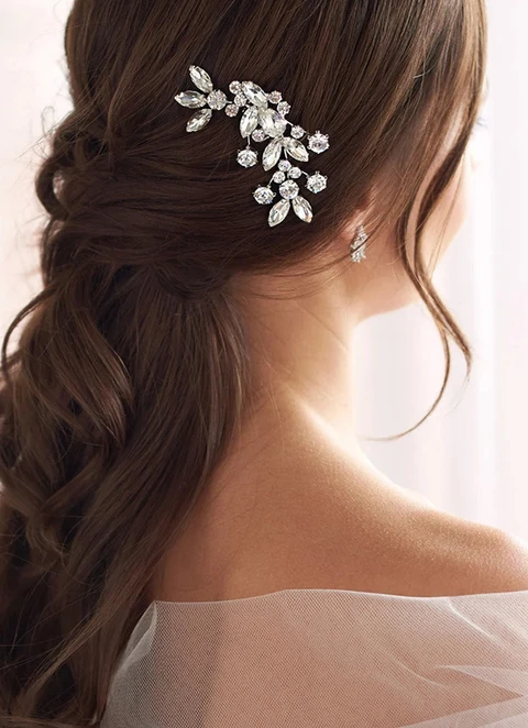 Bridal Leaf Hair Comb