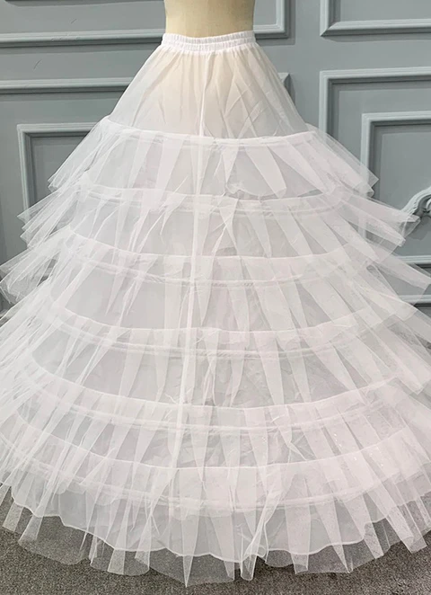 Tulle Netting Floor-length 6 Tier Petticoats