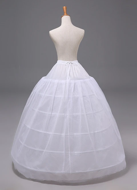 Tulle Netting Floor-length 1 Tier Petticoats